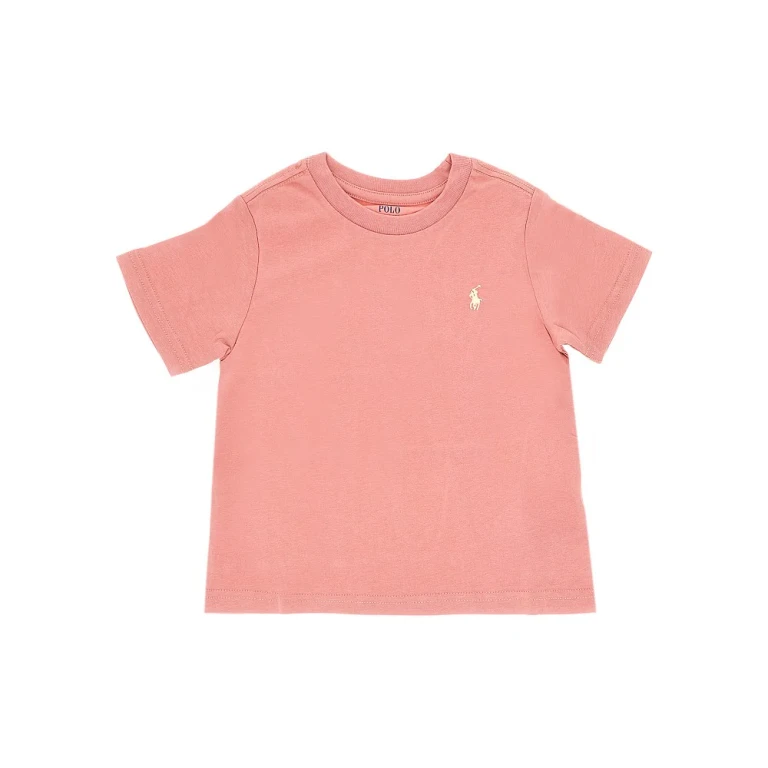 RALPH LAUREN Cotton T-shirt with logo embroidery Kids 2Y