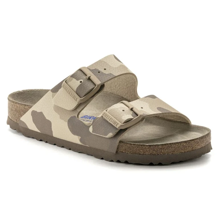 Arizona Soft Footbed Birko-Flor Desert Soil Grey / Taupe Sandals