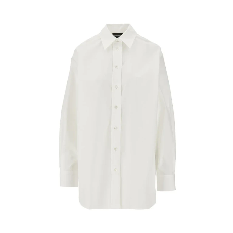 Emporio Armani Oversized Popeline-Hemd für Damen