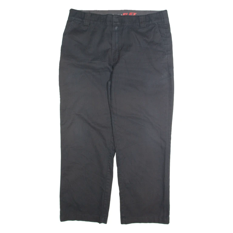 DICKIES Chino Mens Trousers Grey Regular Straight W40 L30