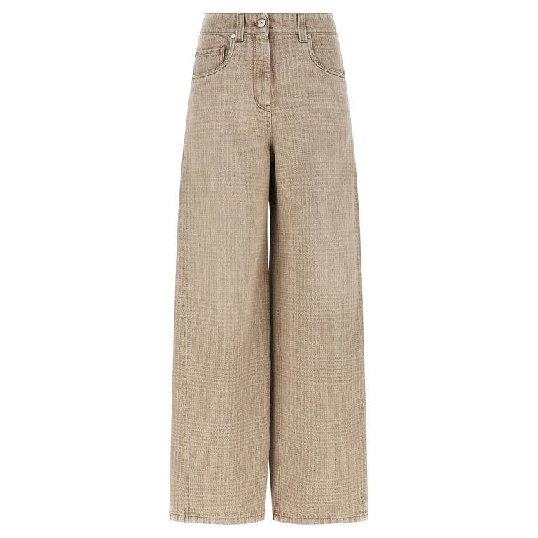 Brunello Cucinelli Beige Cotton Jeans Denim Clothing - Women