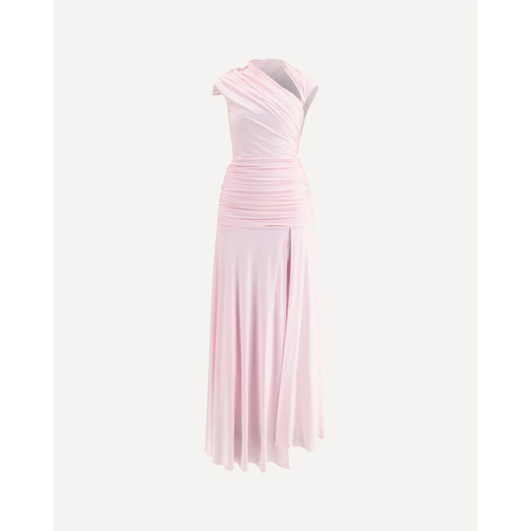 SELF-PORTRAIT Draped jersey maxi Dress Female 8