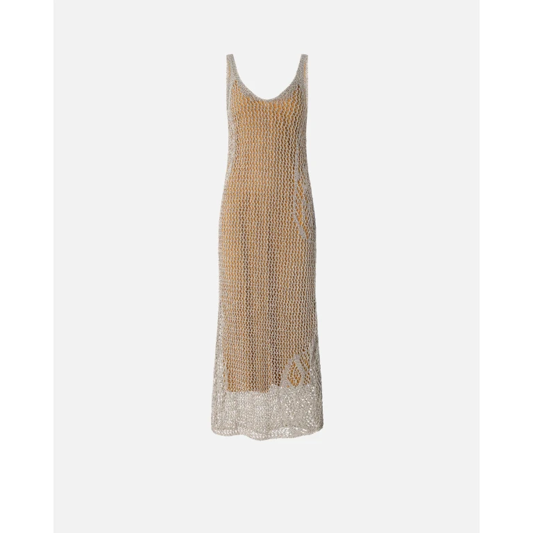 Pinko - Robe sirène ajourée à paillettes - XXS