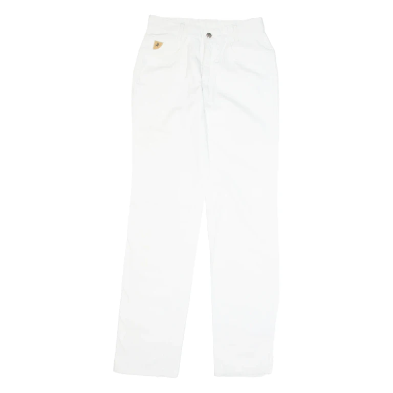 LOIS Mens Trousers White Regular Straight W28 L32