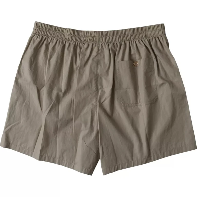 Dolce & Gabbana Maroon Polyester Drawstring Shorts Swimwear - Men