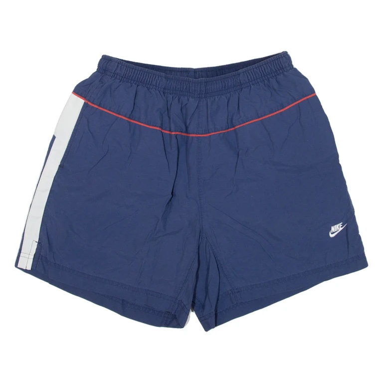 NIKE Mesh Lining Mens Swimming Shorts Blue Relaxed M W26