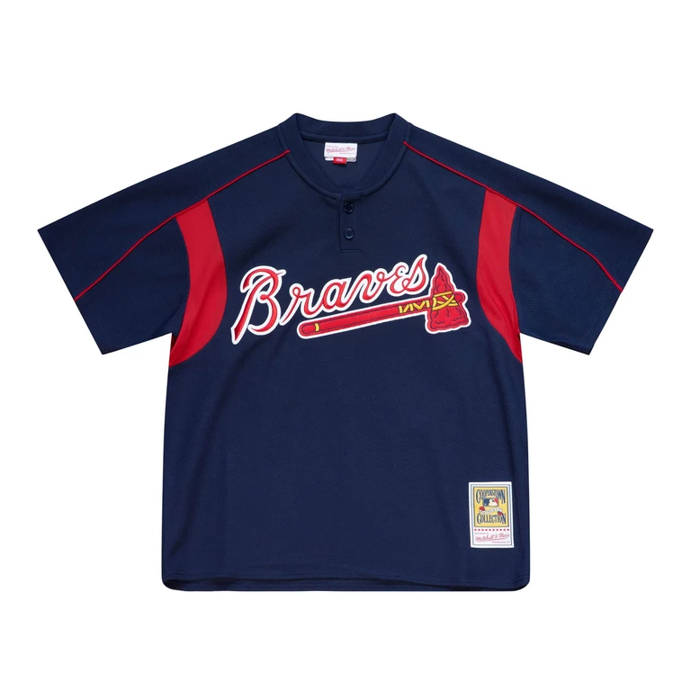 MLB Batting Practice Jersey Atlanta Braves 2003 Chipper Jones