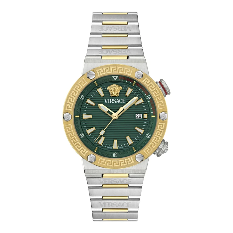 Greca Logo Diver Bracelet Watch