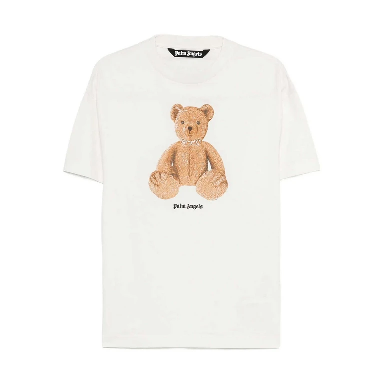 Palm Angels Cotton Bear Print T-shirt (PMAA109S26JER00A0360)