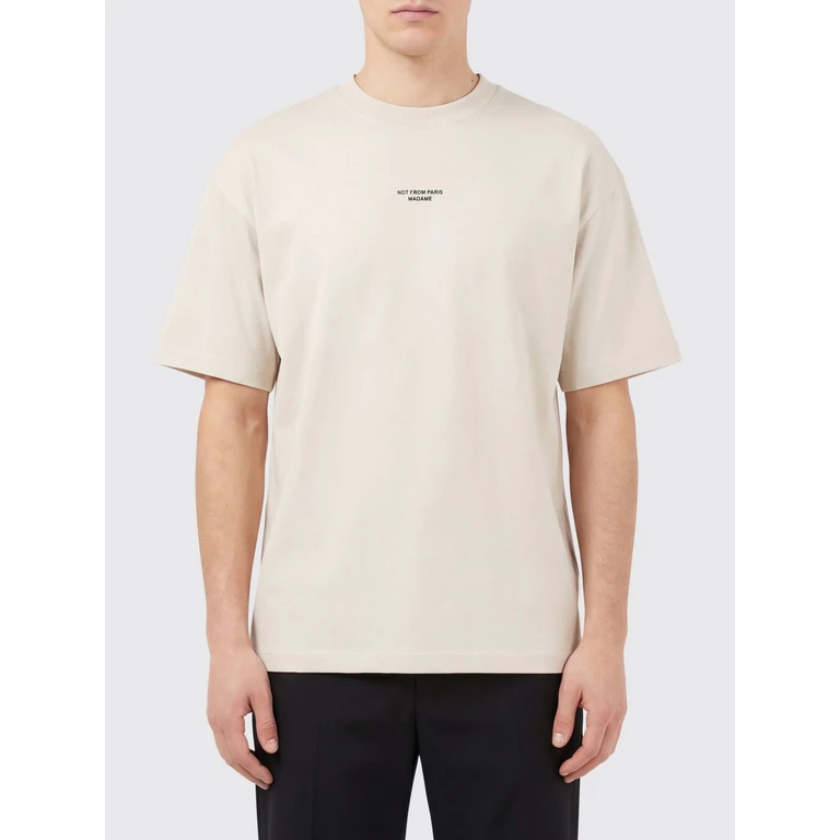 DRÔLE DE MONSIEUR T-Shirt Men color Beige (PERMTS202CO002MT)