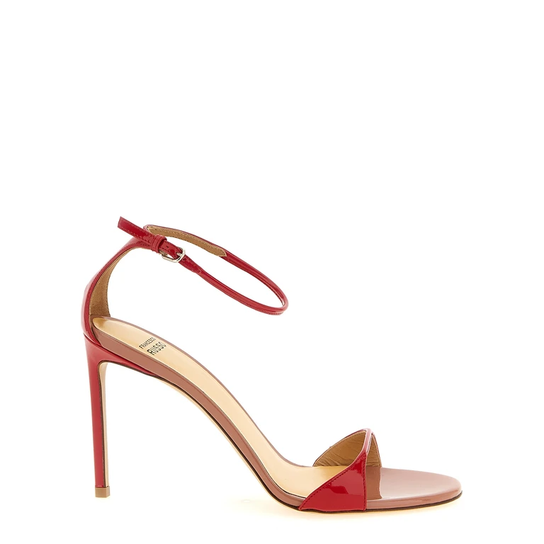 Francesco Russo Multicolor Goatskin Stiletto Heel Sandals - Women