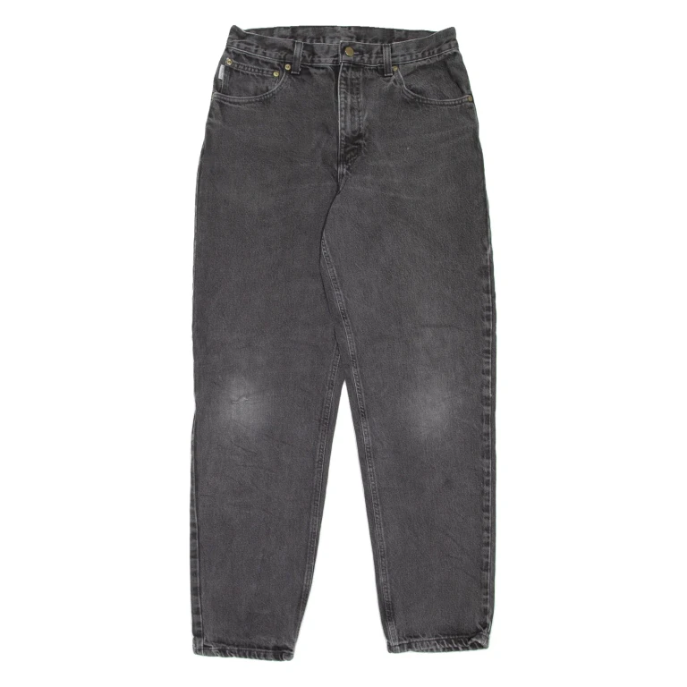 CARHARTT Workwear Mens Jeans Grey Relaxed Tapered W30 L32