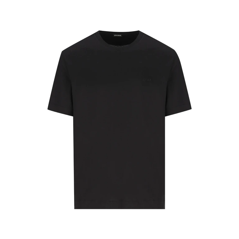 Logo-embroidered T-shirt