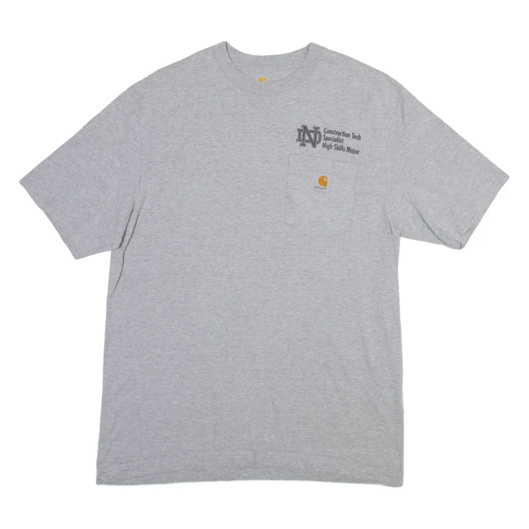 CARHARTT Mens T-Shirt Grey M