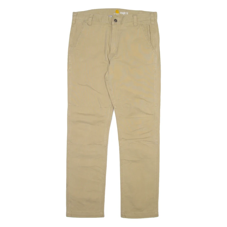 CARHARTT Mens Trousers Beige Regular Straight W33 L30