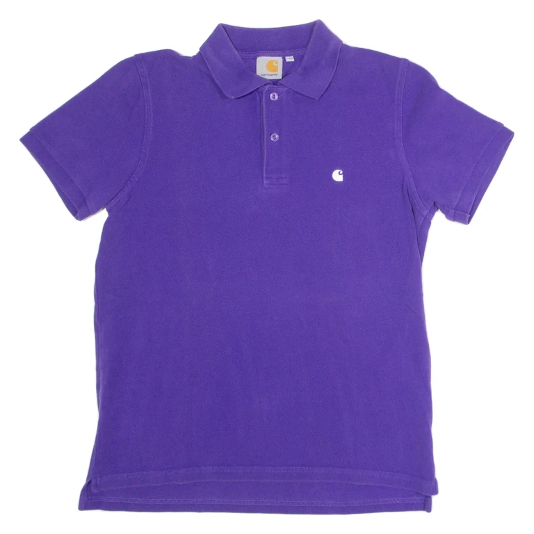 CARHARTT Mens Polo Shirt Purple S