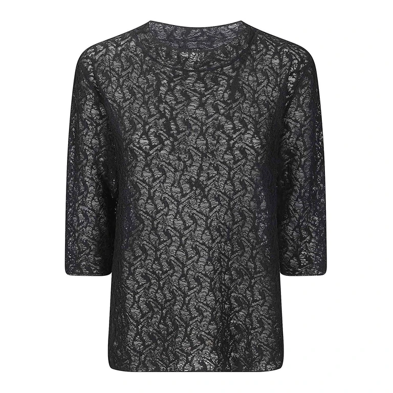 Pull Col Rond - Noir (2129C4)