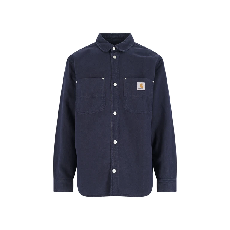 Shirts Blue Cotton - Men