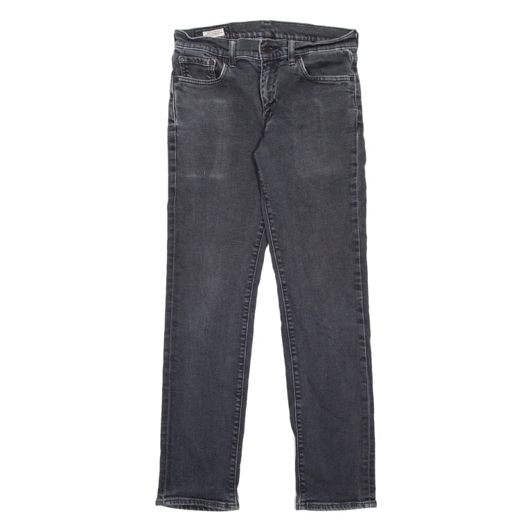 LEVI'S 511 BIG E Jeans Mens Grey Slim Straight W30 L32