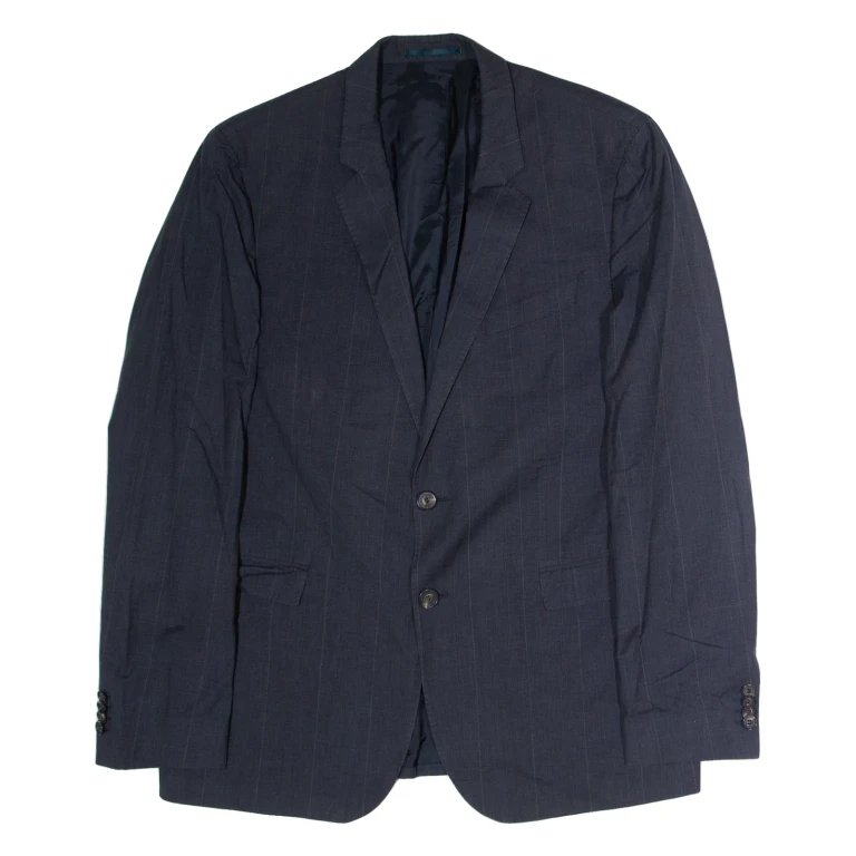 BOSS Ryan Mens Blazer Jacket Grey Pinstripe XL