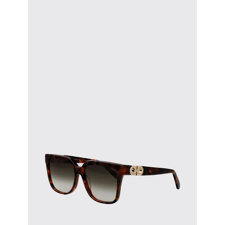 Rectangular Cat-Eye Sunglasses in Acetate with Gancini Logo (SF2109S240)