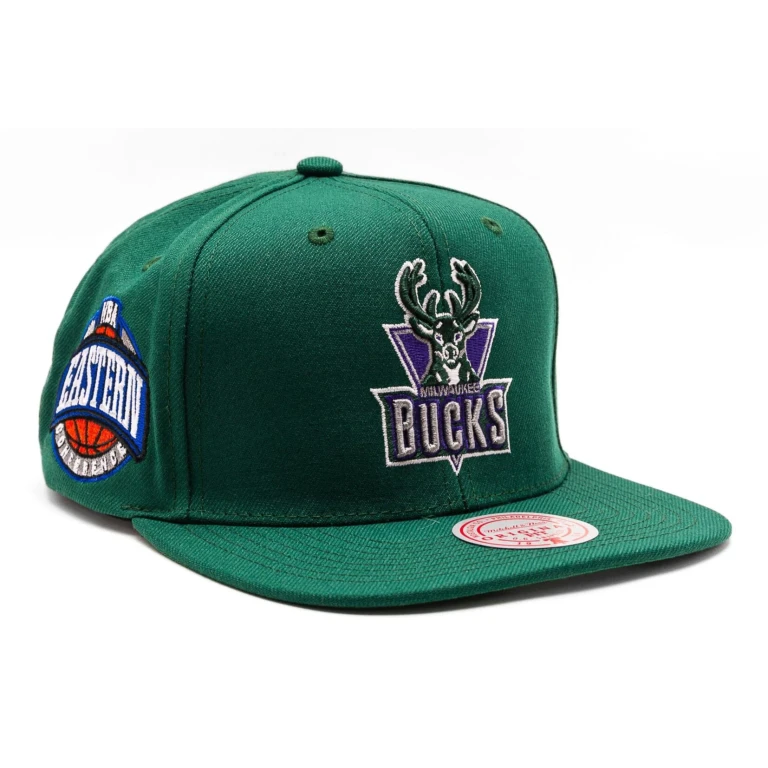 Men's NBA Conference Patch Snapback Hwc Bucks Snapback Caps