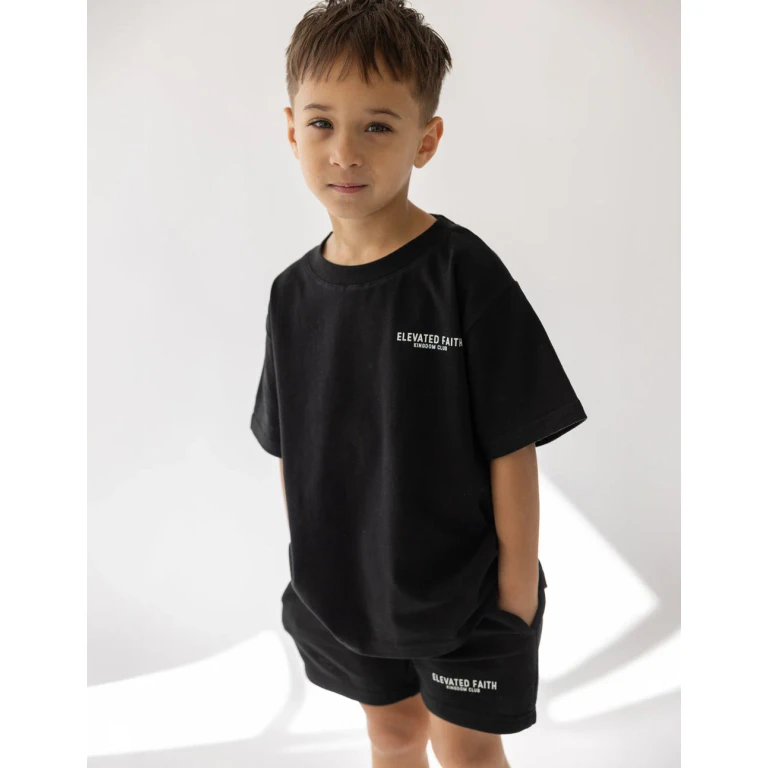 Kingdom Club Black Kids Tee