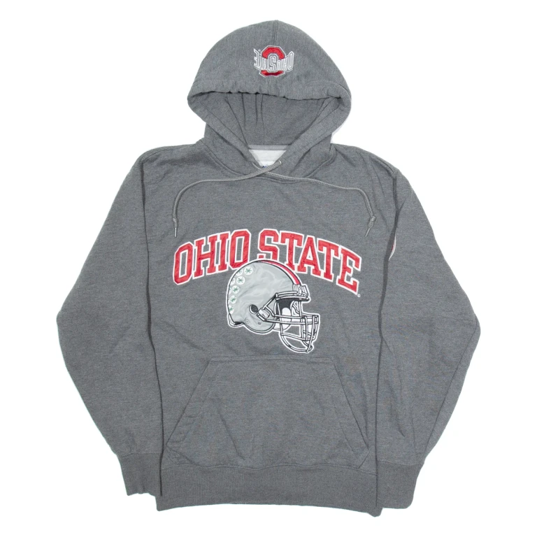 CHAMPION Ohio State Mens Grey Hoodie USA M