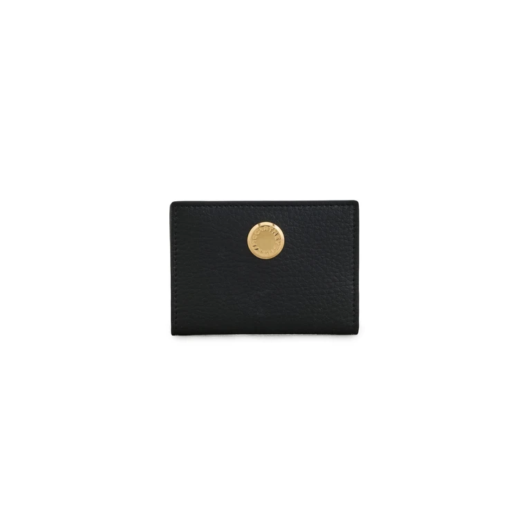 Stella McCartney Logo Card Holder Black One Size