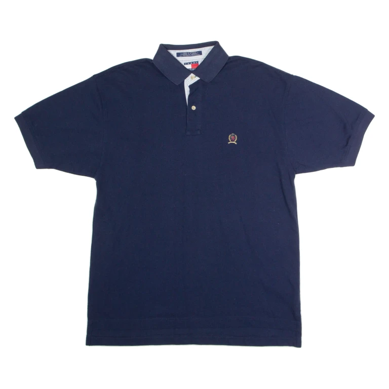 TOMMY HILFIGER Mens Polo Shirt Blue M