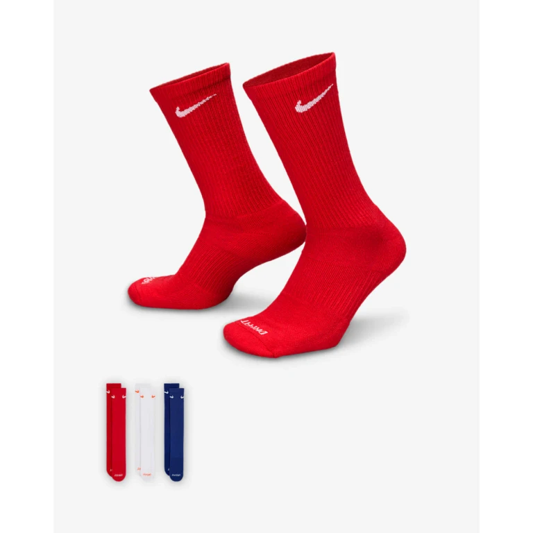 Men's Everyday Plus Cushioned Training Crew Socks 3 Pairs Pairs)