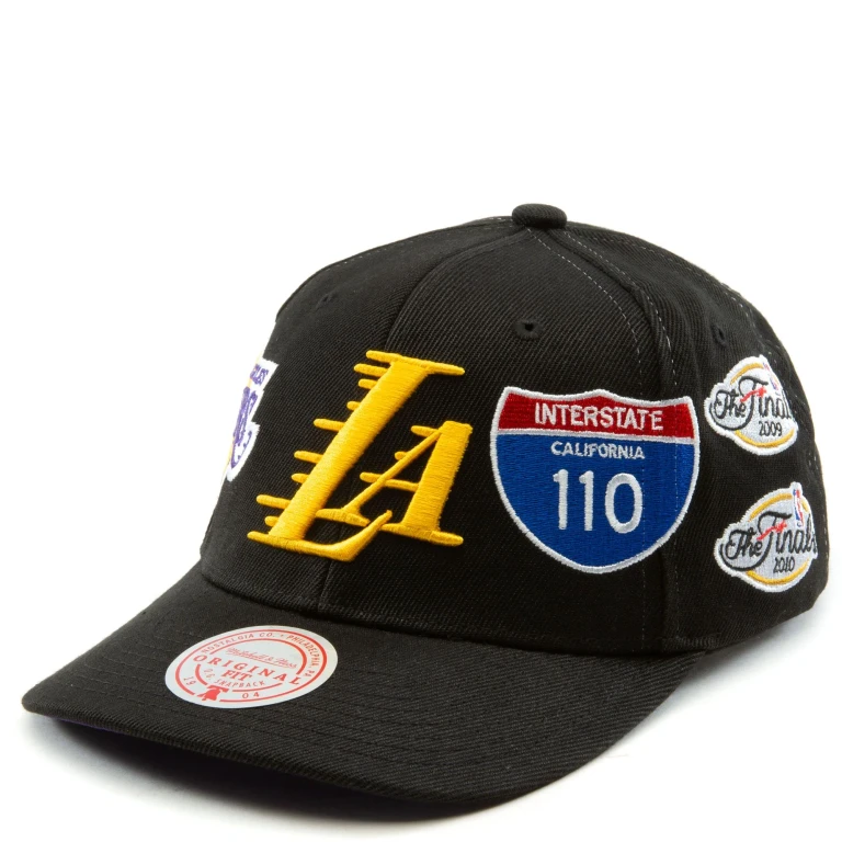 Men's NBA Hyper Local Pro Crown Lakers Ball Caps