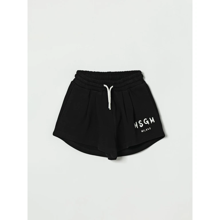MSGM KIDS Shorts Kids color Black (S6MSJGSH066110)