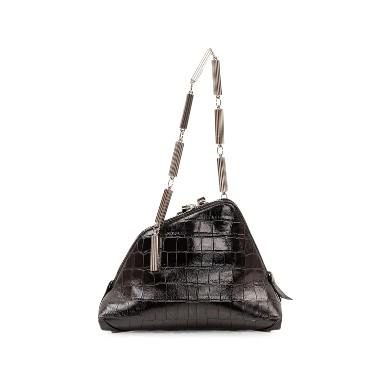 La Scala Metallic-effect Chain-link Tote Bag