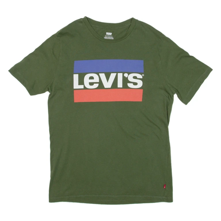 LEVI'S Mens T-Shirt Green S