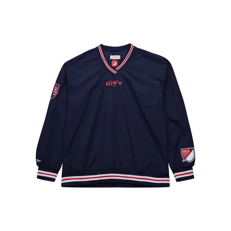 Men's Mls Classic Nylon Pullover Current Logo St. Louis Pullovers