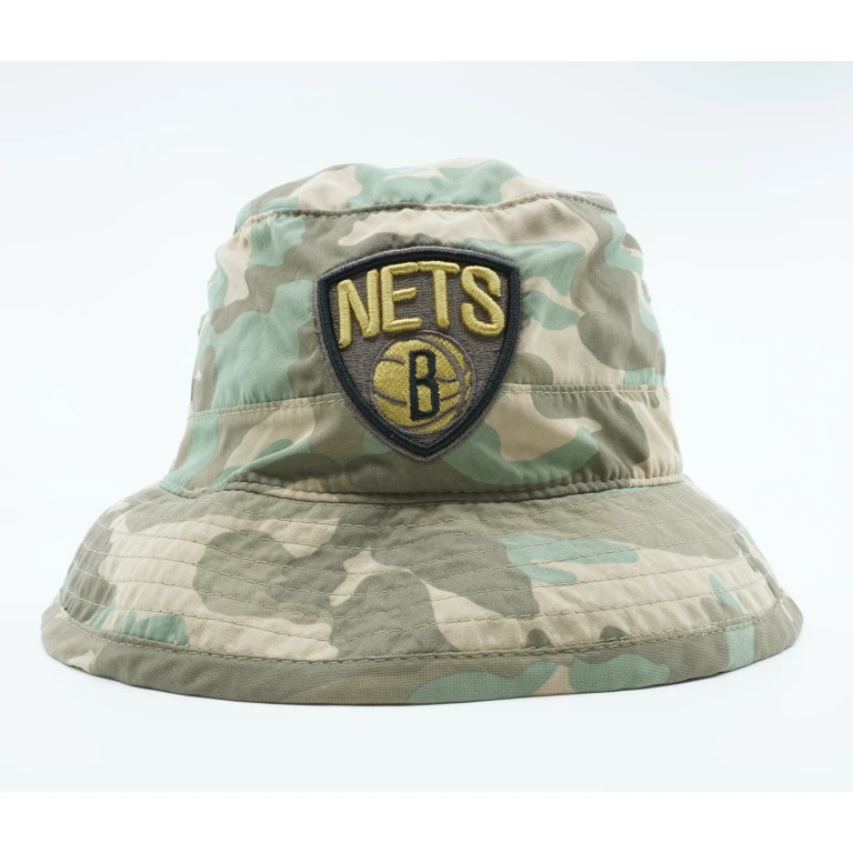 Mitchell & Ness Men's NBA Brooklyn Nets Camouflage Ambush Bucket Hat Hats