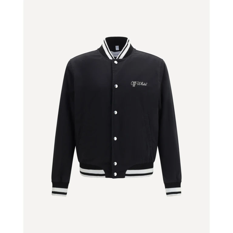OFF-WHITE Script Cotgab Souvenir varsity Jacket Male 50