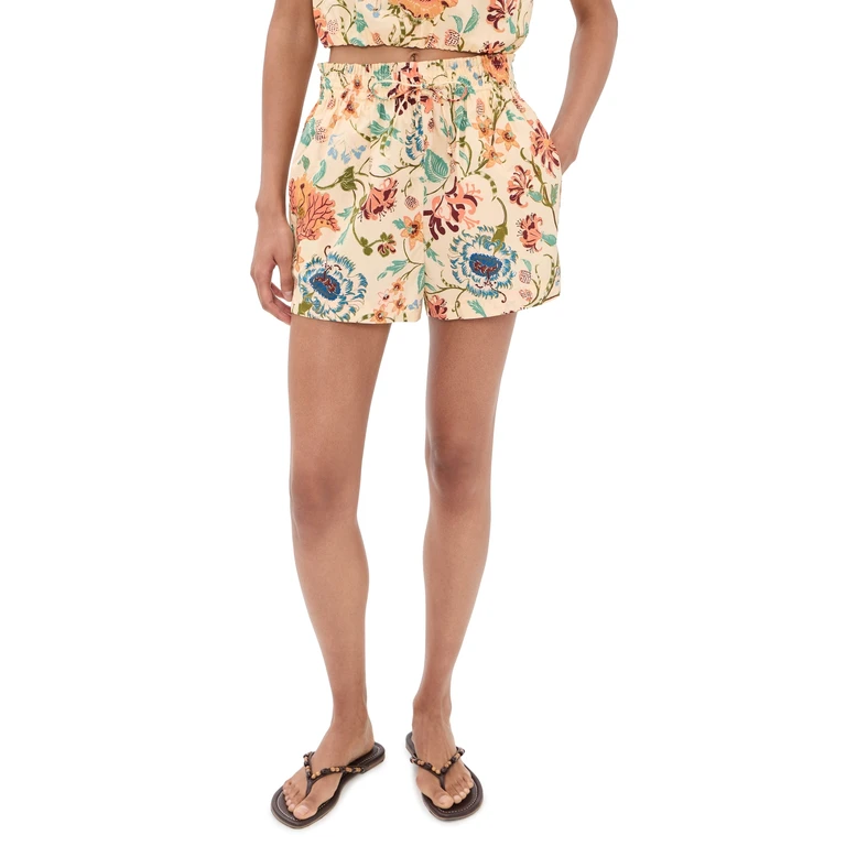 Ulla Johnson Marnie Cotton Shorts Abalone 4