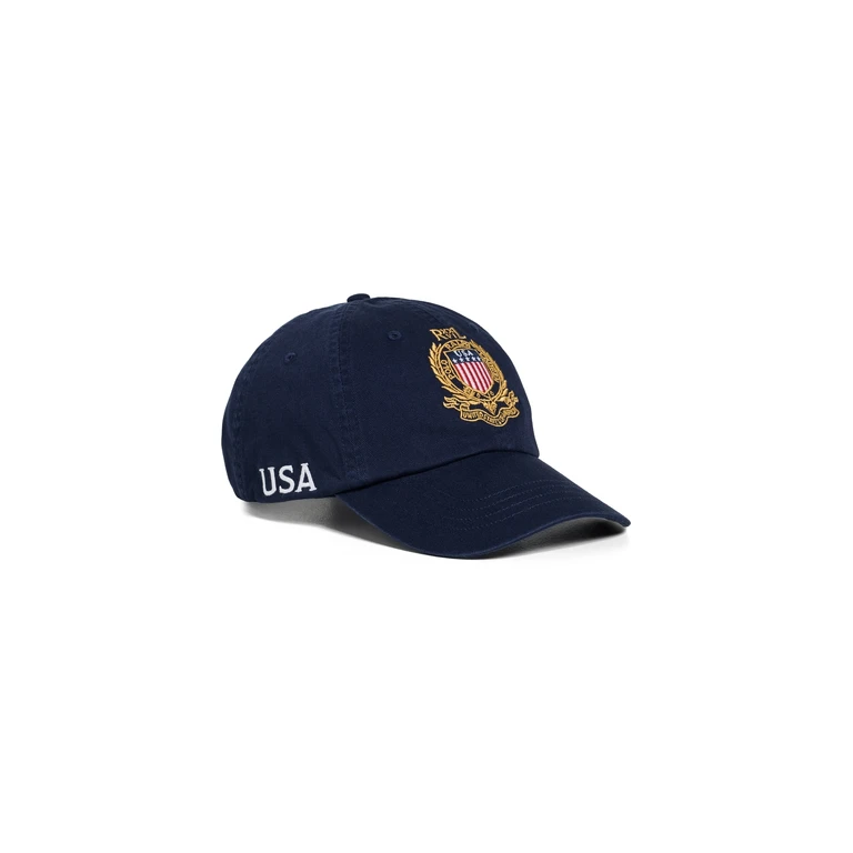 Polo Ralph Lauren United States of America Classic Twill Baseball Cap Newport Navy One Size