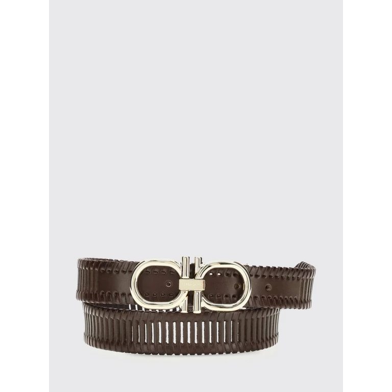 Perforated Leather Gancini Belt (794456003)