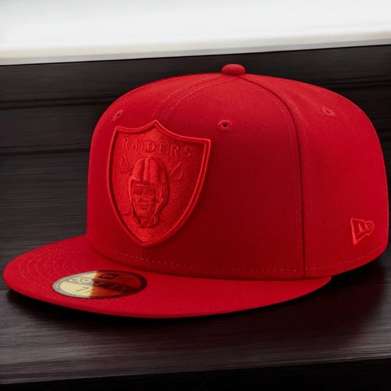 Men's NFL Las Vegas Raiders 5950 Color Pack Fitted Red