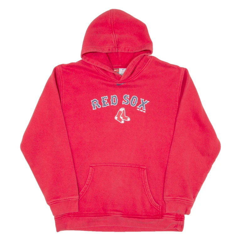 NIKE Mens Red Hoodie L