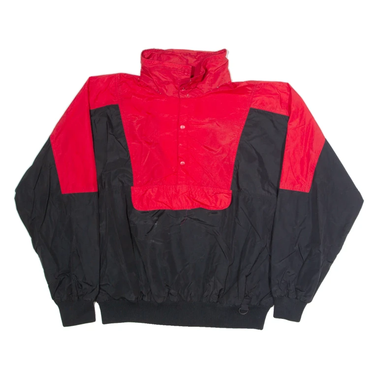 RIDGE Hidden Hood Mens Track Jacket Black XL