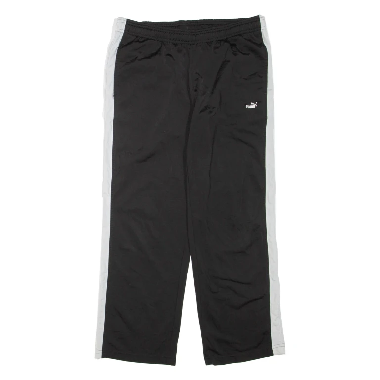 PUMA Womens Track Pants Black Straight UK 16 W32 L28