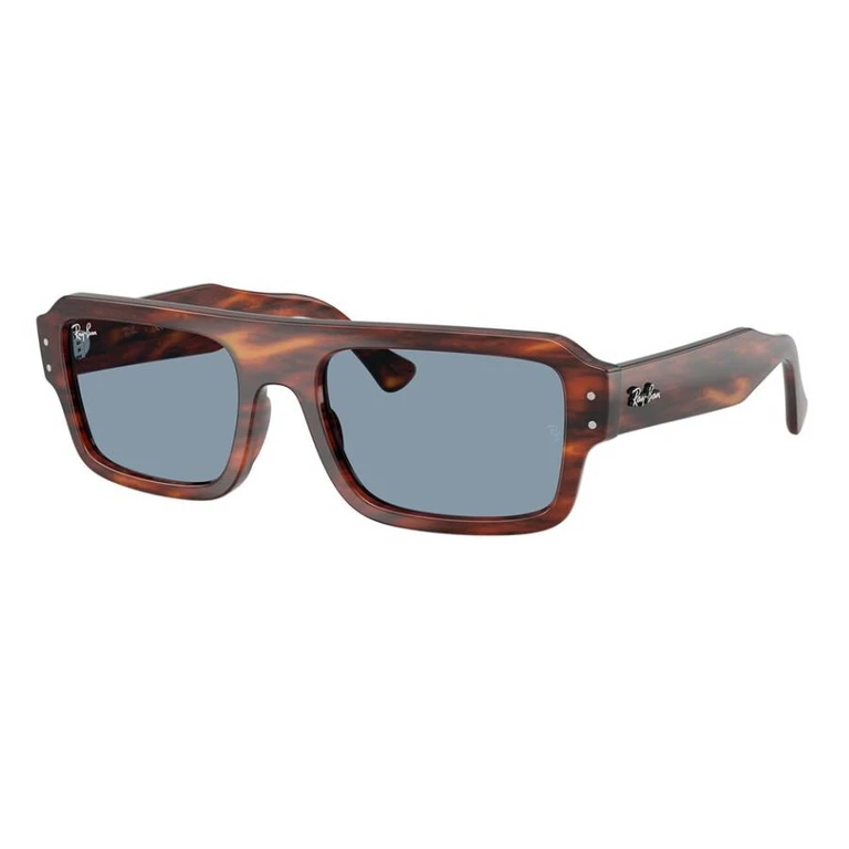 Ray Ban Flacko Bio-Based Blue Rectangular Unisex Sunglasses RB4454F 139856 53