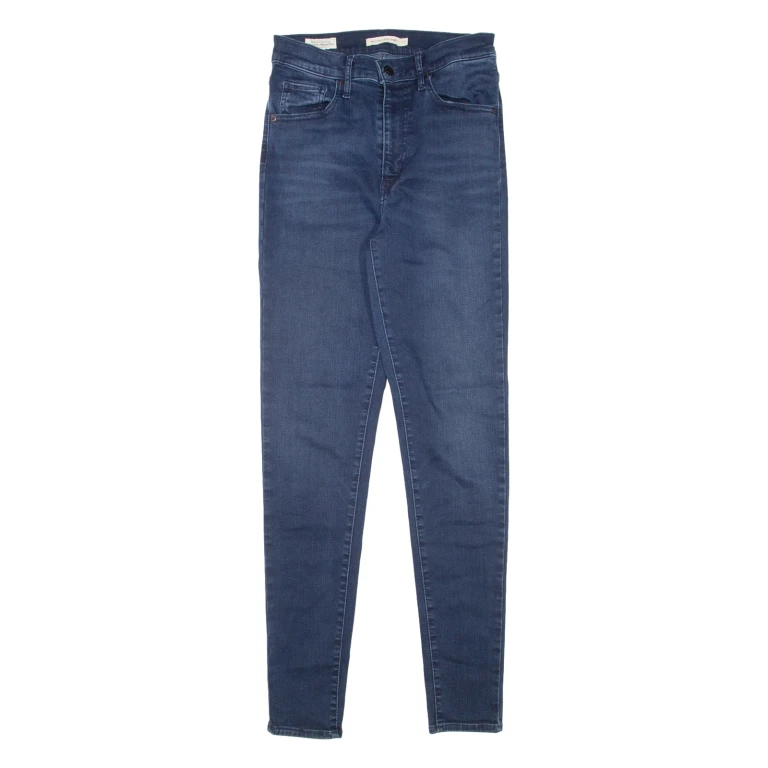 LEVI'S Mile High BIG E Womens Jeans Blue Slim Skinny W27 L30
