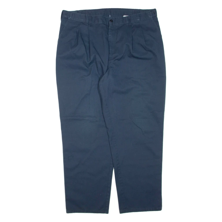 DICKIES Mens Trousers Blue Regular Tapered W38 L30