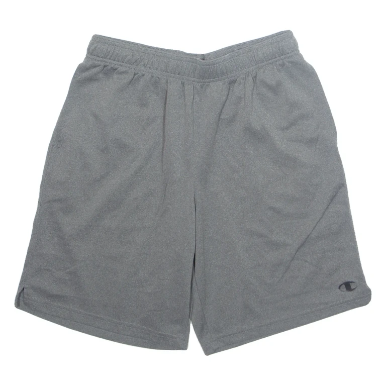 CHAMPION Mens Sports Shorts Grey Relaxed L W30