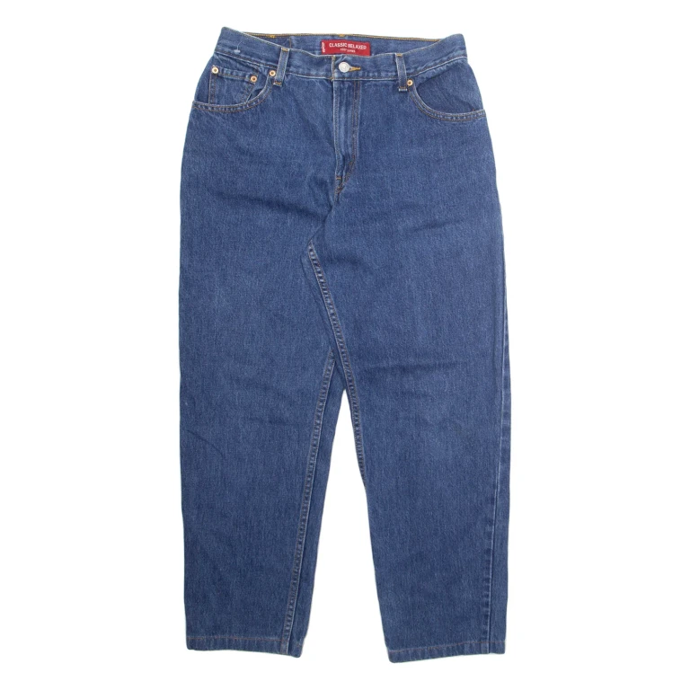 LEVI'S Womens Jeans Blue Regular Tapered W30 L28